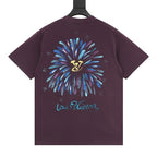 Louis Vuitton SS26 Watercolour Fireworks Spray Ink Print T-Shirt