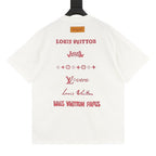 Louis Vuitton SS26 Multi-Layer LV Lettering Pink T-Shirt