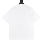 Louis Vuitton Graffiti Floral Print Short Sleeve T-Shirt