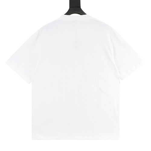 Louis Vuitton Graffiti Floral Print Short Sleeve T-Shirt
