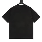 Louis Vuitton Graffiti Floral Print Short Sleeve T-Shirt