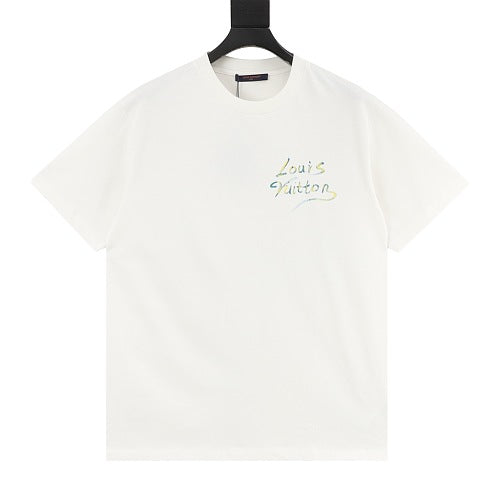 Louis Vuitton SS26 Watercolour Fireworks Spray Ink Print T-Shirt