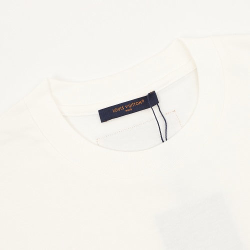 Louis Vuitton SS26 Multi-Layer LV Lettering Pink T-Shirt