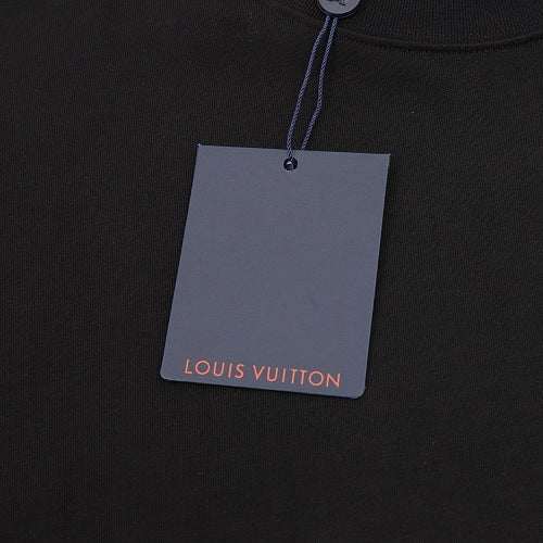 Louis Vuitton Graffiti Floral Print Short Sleeve T-Shirt