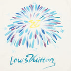 Louis Vuitton SS26 Watercolour Fireworks Spray Ink Print T-Shirt
