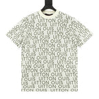 Louis Vuitton SS26 Allover LV Lettering Jacquard Knit T-Shirt