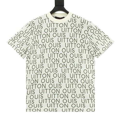 Louis Vuitton SS26 Allover LV Lettering Jacquard Knit T-Shirt