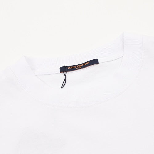 Louis Vuitton SS26 Monogram Print LV Logo Embroidered T-Shirt