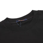 Louis Vuitton SS26 Spray Ink Monogram Linear LV Logo Embroidered T-Shirt