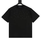 Louis Vuitton SS26 Tonal Monogram Jacquard & LV Logo Embroidered T-Shirt