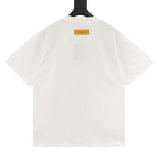 Louis Vuitton SS26 Tonal Monogram Jacquard & LV Logo Embroidered T-Shirt