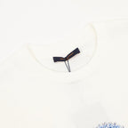 Louis Vuitton SS26 Ink Wash Blue Floral 3D LV Logo T-Shirt