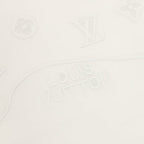 Louis Vuitton SS26 Tonal Monogram Jacquard & LV Logo Embroidered T-Shirt