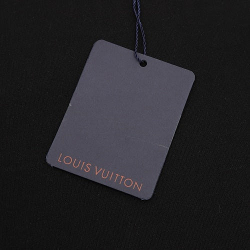 Louis Vuitton SS26 Tonal Monogram Jacquard & LV Logo Embroidered T-Shirt