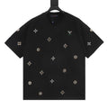 Louis Vuitton SS26 Floral Hot-Fix Crystal LV Logo T-Shirt