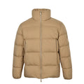 Moncler Stand Collar Solid Color Double Zipper Down Jacket