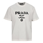 PRADA Bird's Nest Woven Embroidery T-Shirt