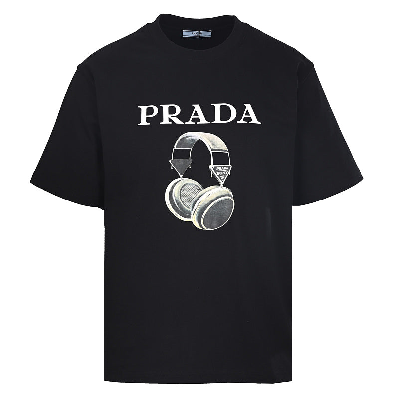 Prada Letter-Print T-Shirt