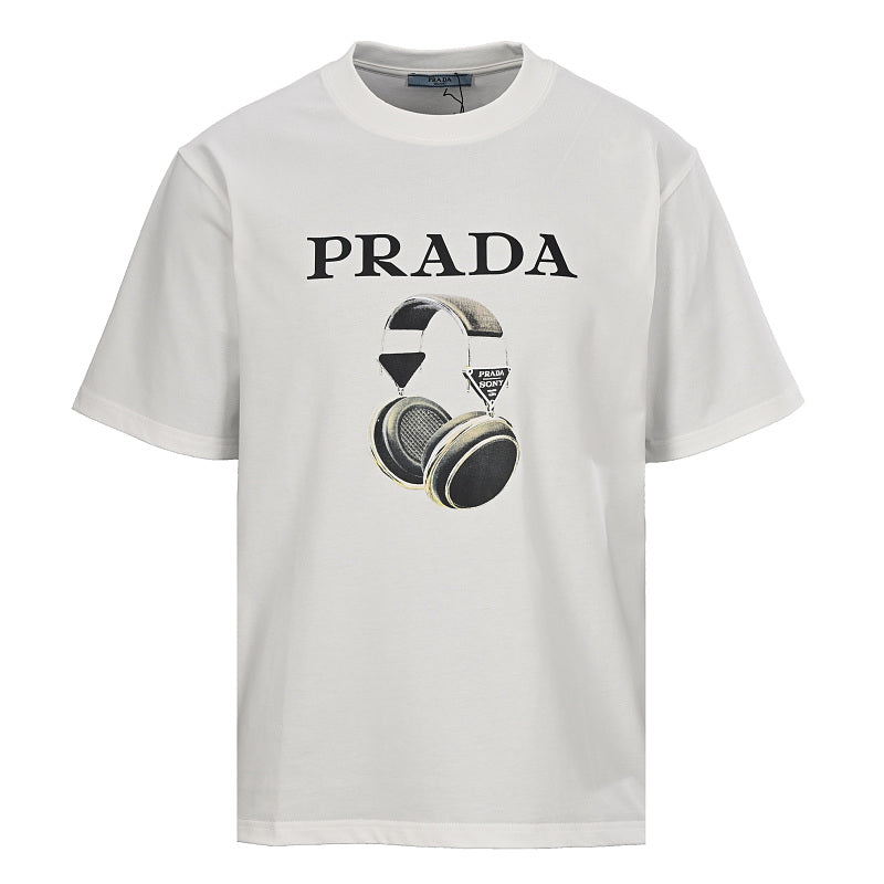 Prada Letter-Print T-Shirt