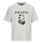 Prada Letter-Print T-Shirt