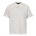 Prada T-Shirt with Under-Collar Triangle Logo