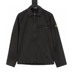Stone Island Nylon Meta Long-Sleeve Zip Chest-Strap Jacket