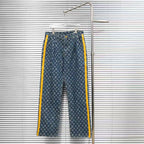 Louis Vuitton Logo-Embroidered Jeans