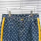 Louis Vuitton Logo-Embroidered Jeans