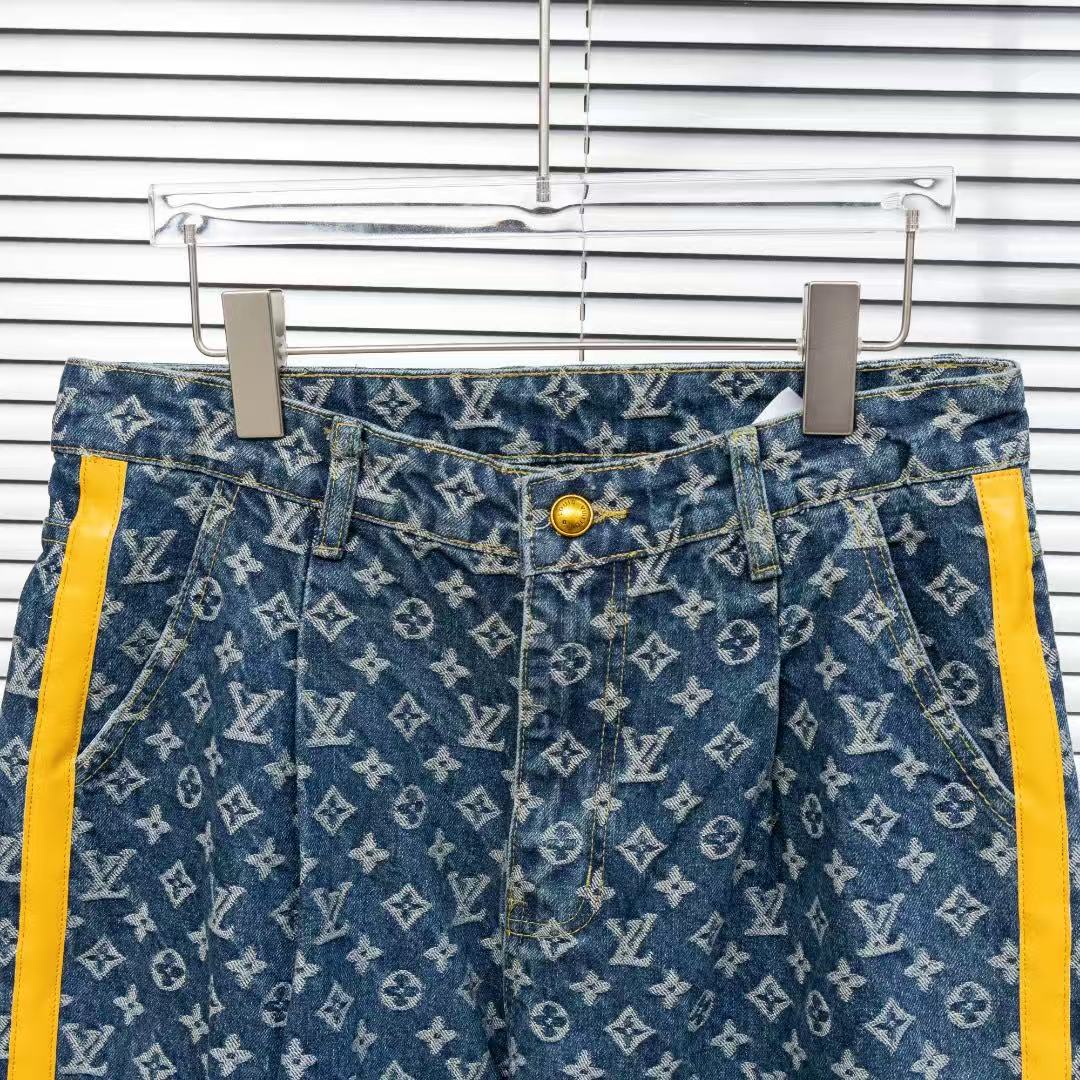 Louis Vuitton Logo-Embroidered Jeans