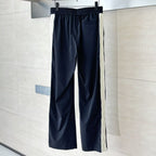 Louis Vuitton Navy Quilted Side Panel Track Trousers