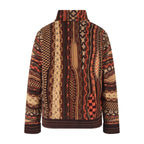 Louis Vuitton Monogram Patchwork Knit Zip Jacket
