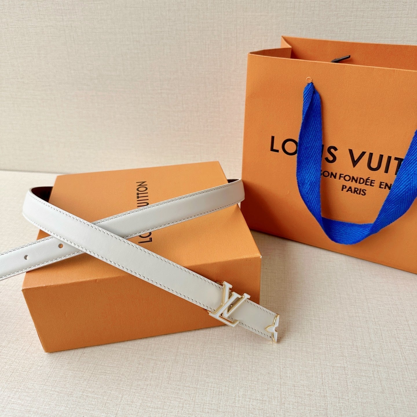 Louis Vuitton Monogram Belt – Gold Buckle | Women