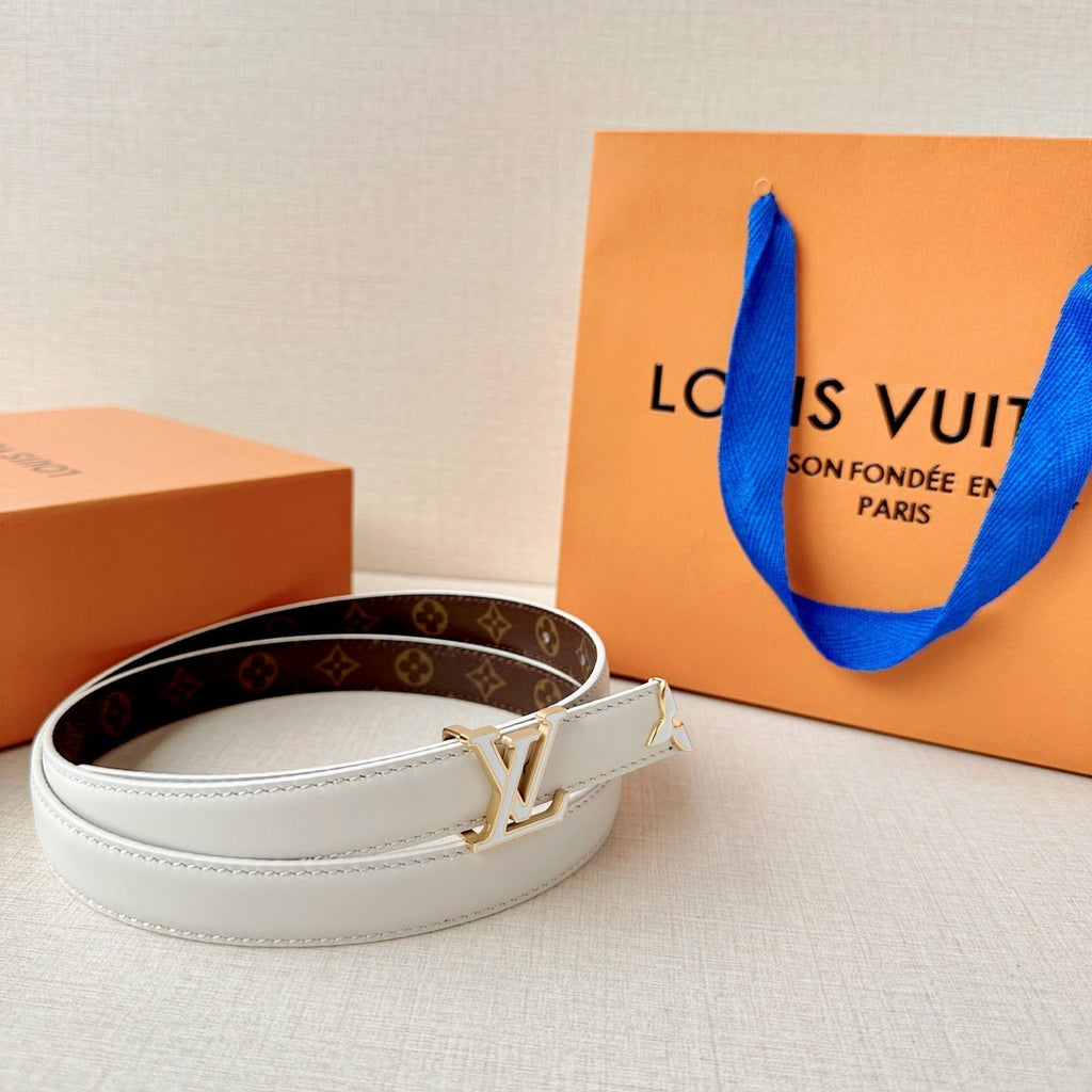 Louis Vuitton Monogram Belt – Gold Buckle | Women