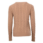 Ralph Lauren Cable-Knit V-Neck Sweater - Camel - view 22