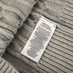 Ralph Lauren Cable-Knit V-Neck Sweater - Gray - view 4