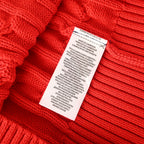 Ralph Lauren Cable-Knit V-Neck Sweater - Red - view 4