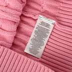 Ralph Lauren Cable-Knit V-Neck Sweater - Pink - view 4