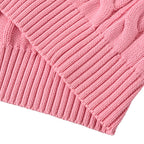 Ralph Lauren Cable-Knit V-Neck Sweater - Pink - view 5