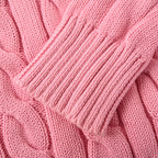 Ralph Lauren Cable-Knit V-Neck Sweater - Pink - view 7