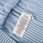 Ralph Lauren Cable-Knit V-Neck Sweater - Light Blue - view 4