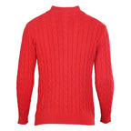 Ralph Lauren Cable-Knit Half-Zip Sweater - Red - view 3