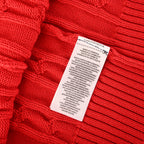Ralph Lauren Cable-Knit Half-Zip Sweater - Red - view 4