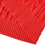Ralph Lauren Cable-Knit Half-Zip Sweater - Red - view 5