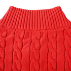 Ralph Lauren Cable-Knit Half-Zip Sweater - Red - view 6