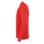 Ralph Lauren Cable-Knit Half-Zip Sweater - Scarlet - view 2