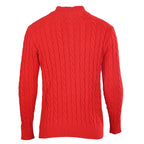 Ralph Lauren Cable-Knit Half-Zip Sweater - Scarlet - view 3
