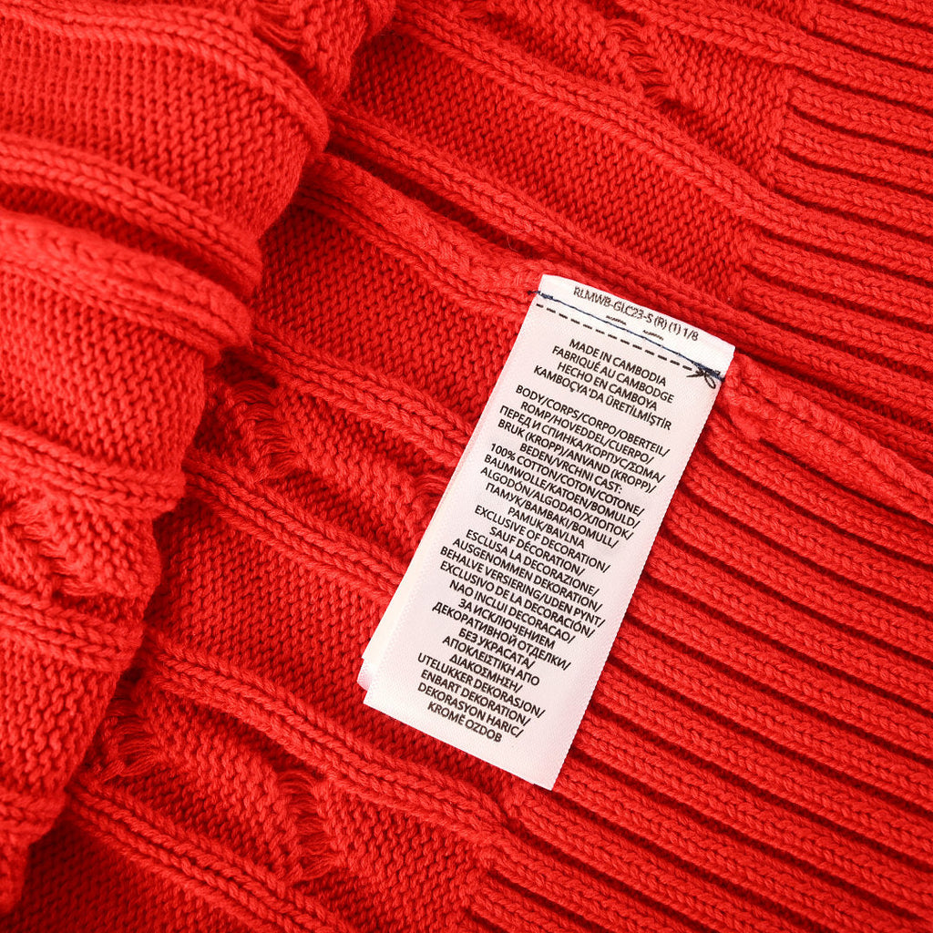 Ralph Lauren Cable-Knit Half-Zip Sweater - Scarlet - view 4