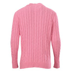 Ralph Lauren Cable-Knit Half-Zip Sweater - Pink - view 3