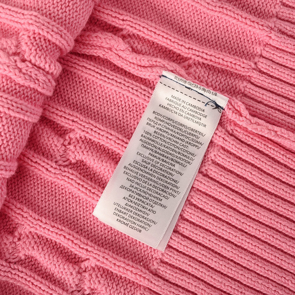 Ralph Lauren Cable-Knit Half-Zip Sweater - Pink - view 4