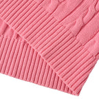 Ralph Lauren Cable-Knit Half-Zip Sweater - Pink - view 5